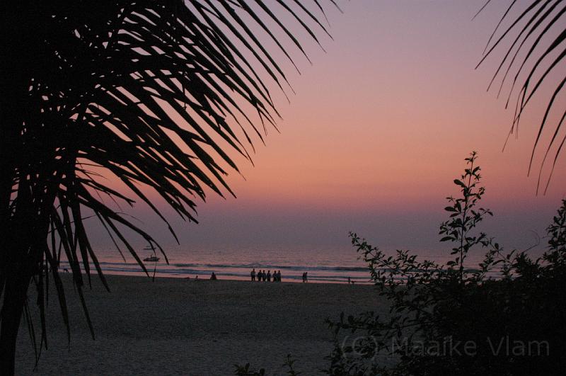 Sunset Calangute Beach 6.JPG - (C)M.Vlam 2007 maaike.vlam@gmail.com